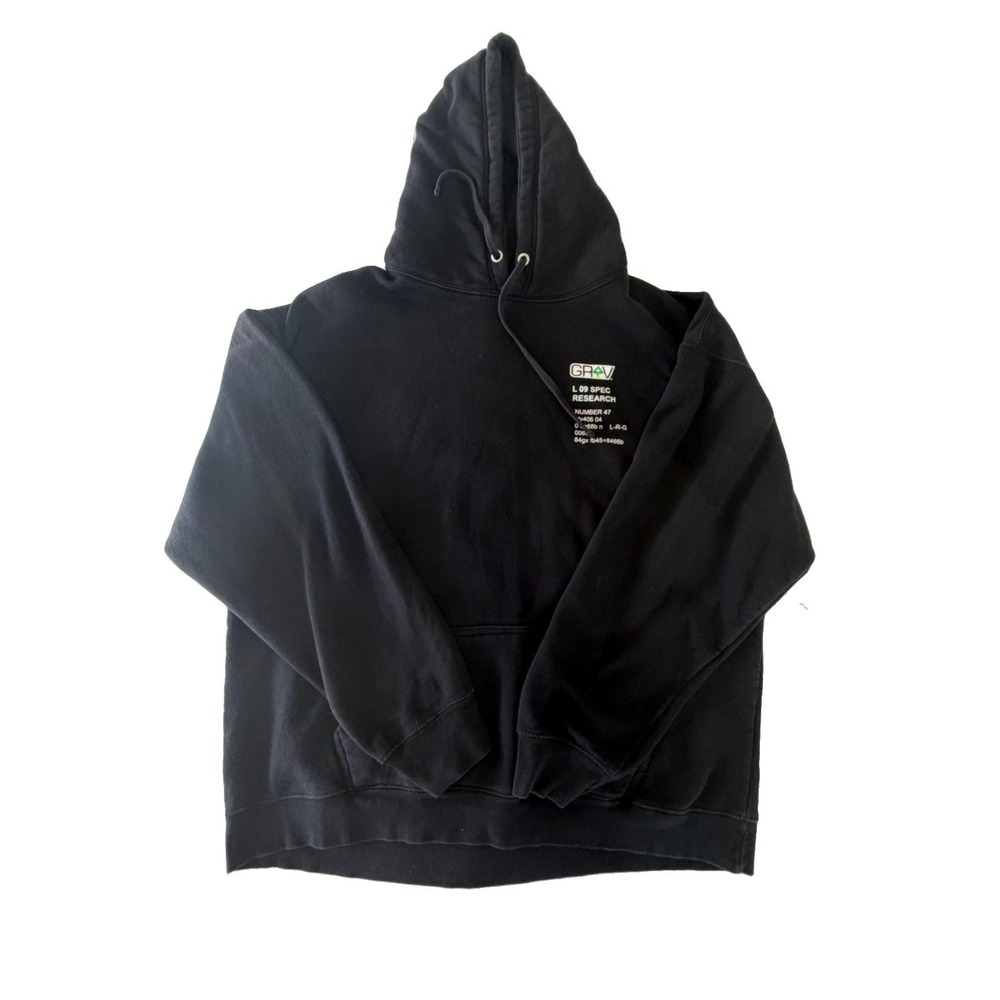 GRAV x LRG Research Hoodie Men's 2XL Black Hustle Trees Higher Self Streetwear